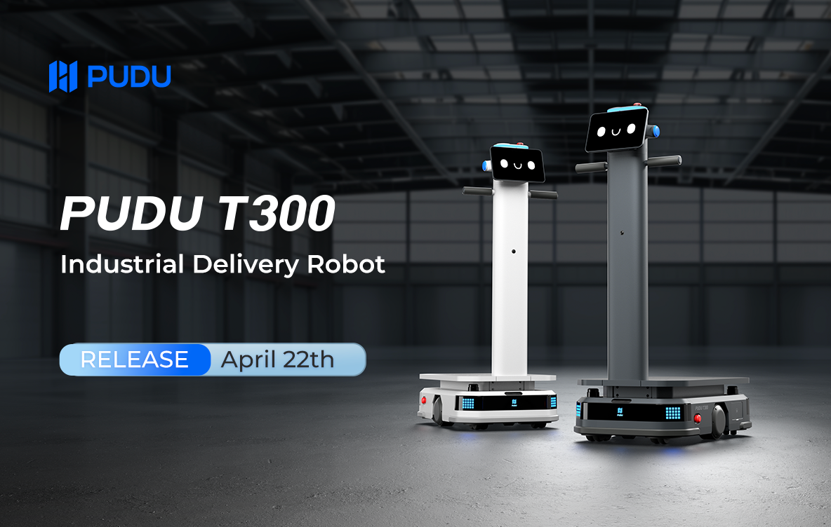 Revolutionäre Industrie-Lieferroboter: Pudu stellt den T300 vor.